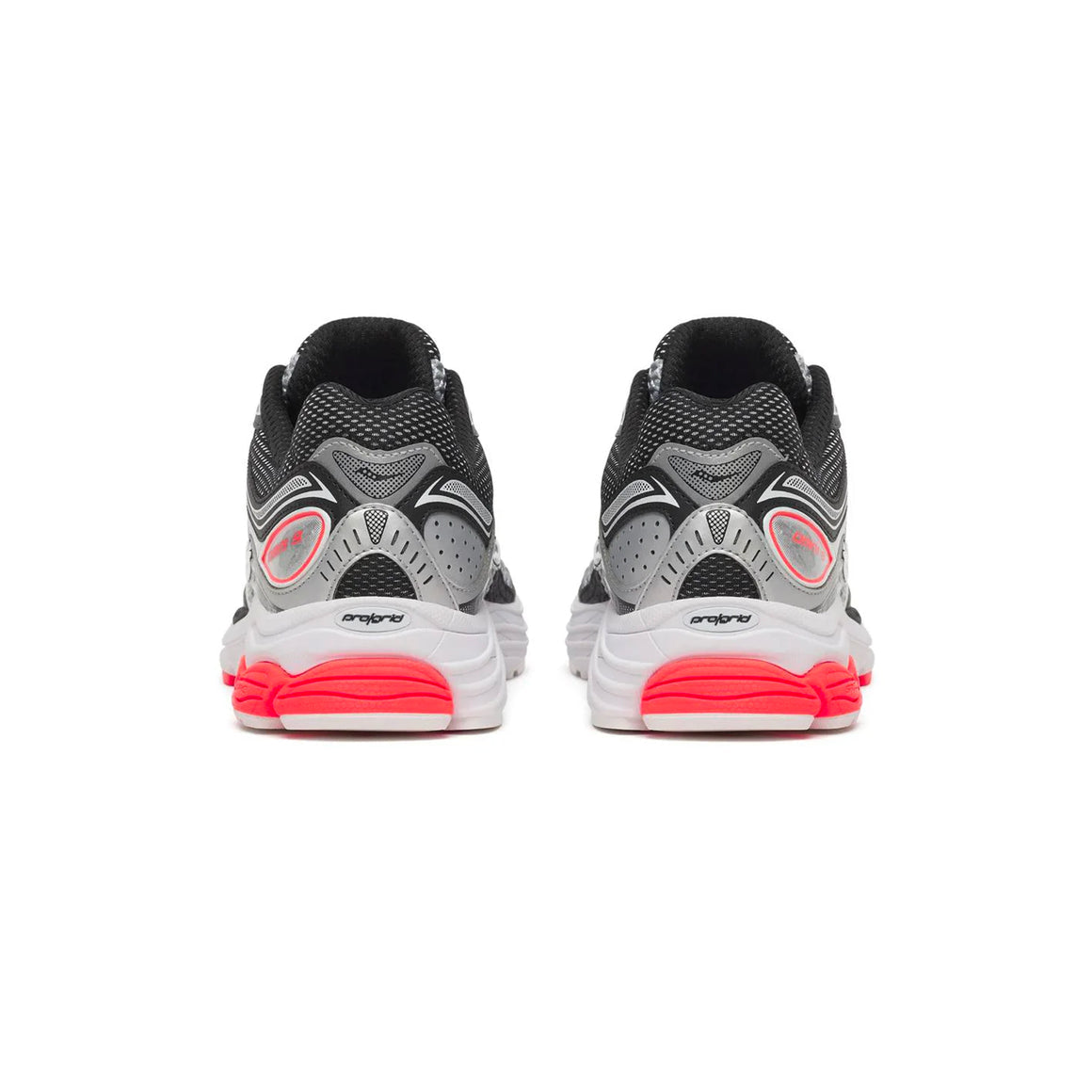 Saucony ProGrid Omni 9 Gris & Rouge - Sneaker Running