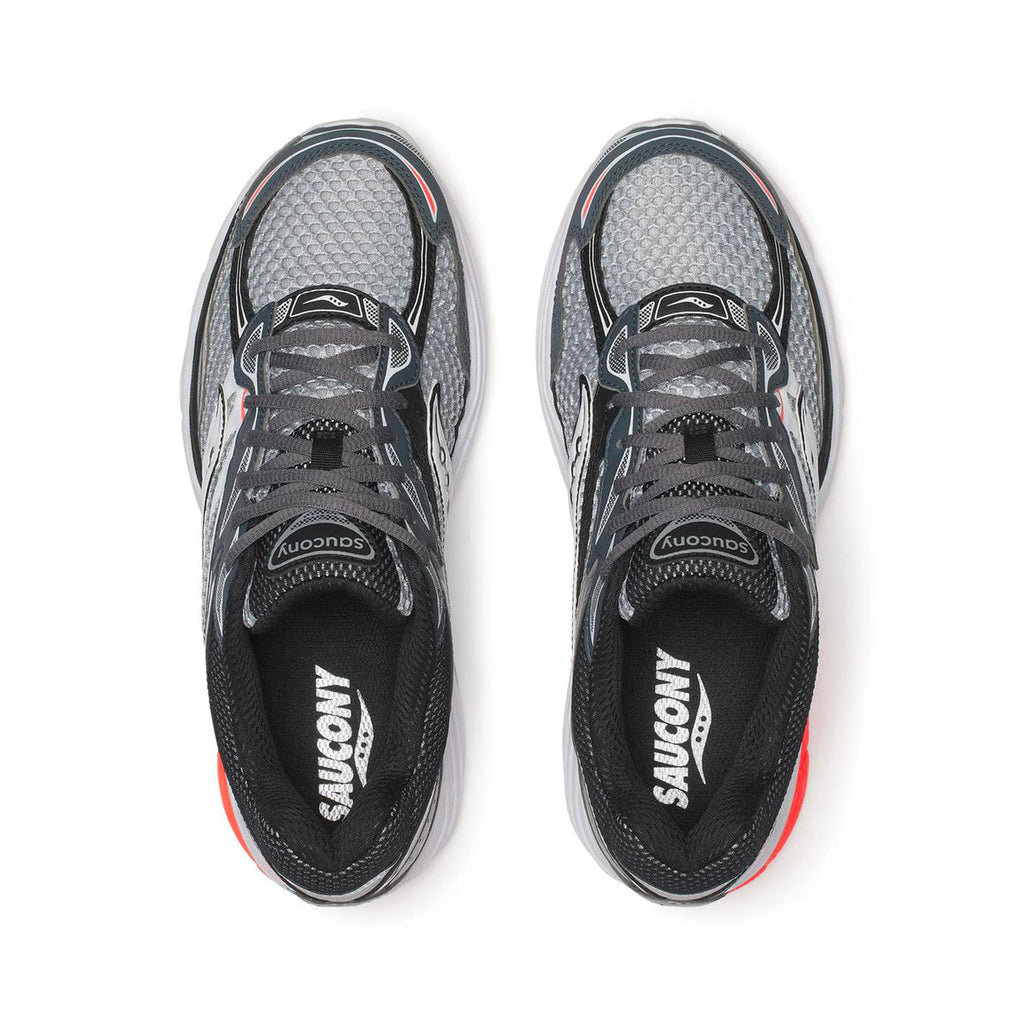 Saucony ProGrid Omni 9 Gris & Rouge - Sneaker Running