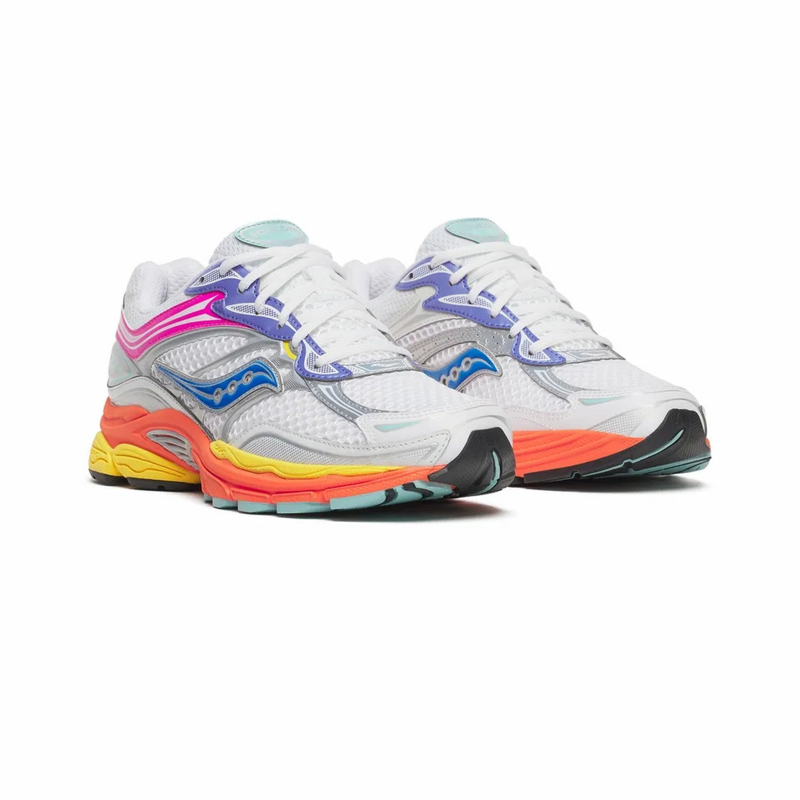 Saucony ProGrid Omni 9 Blanc Multicolore - Sneaker Running